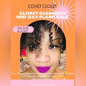 Closet Cleanout Mid-Day Flash Sale 2/26 at 12 PST